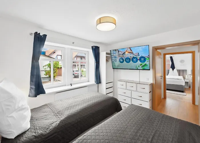 Daire Am Hainich - 6 Personen, King-size-betten, Netflix, Nationalpark *